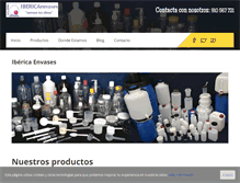 Tablet Screenshot of ibericaenvases.com